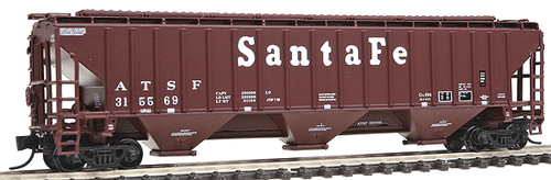 Intermountain ~ N Scale ~ 4750 Cubic Foot Covered Hopper ~ Santa Fe ~ 65311