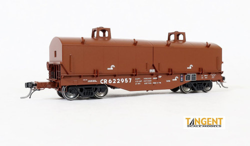 Tangent ~ HO Scale ~ Conrail #622948 ~ “G41A Repaint 1976” w/ Hoods PRR Shops G41A Coil Car ~ 27012-04 Tangent ~ HO Scale ~ Conrail #622948 ~ “G41A Repaint 1976” w/ Hoods PRR Shops G41A Coil Car ~ 27012-04