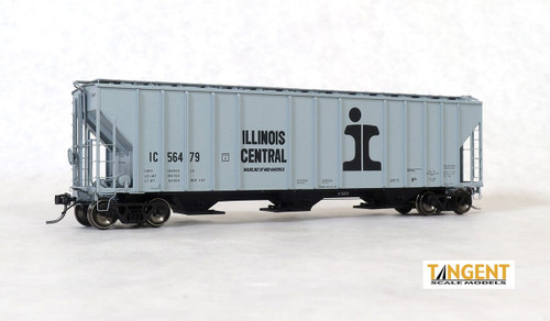 Tangent ~ HO Scale ~ General American 4700 Covered Hopper ~ Illinois Central #56448 ~ 28110-02 Tangent ~ HO Scale ~ General American 4700 Covered Hopper ~ Illinois Central #56448 ~ 28110-02