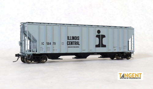 Tangent ~ HO Scale ~ General American 4700 Covered Hopper ~ Illinois Central #56503 ~ 28110-10 Tangent ~ HO Scale ~ General American 4700 Covered Hopper ~ Illinois Central #56503 ~ 28110-10