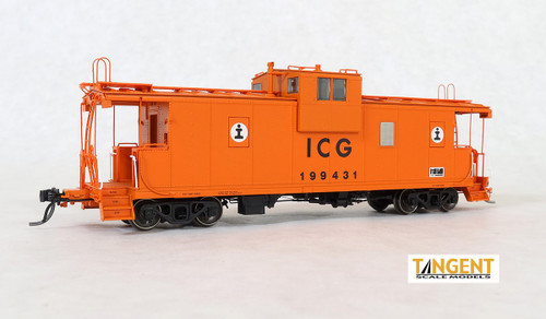 Tangent ~ HO Scale ~ IC Centralia Steel Wide-vision Caboose ~ Illinois Central Gulf #199431 ~ 60213-01