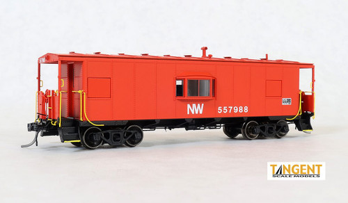 Tangent ~ HO Scale ~ N7 Class Steel Bay Window Caboose ~ Norfolk & Western #21576 ~ 60130-01