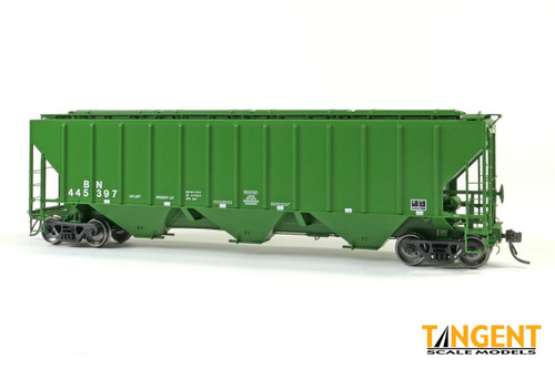 Tangent ~ HO Scale ~ PS4427 Covered Hopper ~ Burlington Northern #445206 ~ 21039-01 Tangent ~ HO Scale ~ PS4427 Covered Hopper ~ Burlington Northern #445206 ~ 21039-01