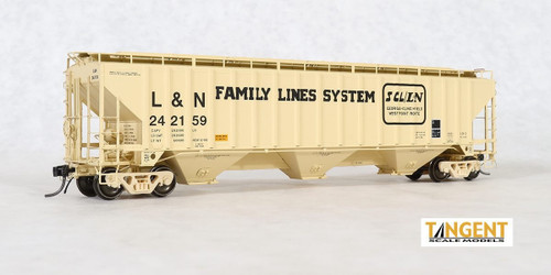 Tangent ~ HO Scale ~ PS4750 Covered Hopper ~ Family Lines L&N #242159 ~ 20053-05 Tangent ~ HO Scale ~ PS4750 Covered Hopper ~ Family Lines L&N #242159 ~ 20053-05