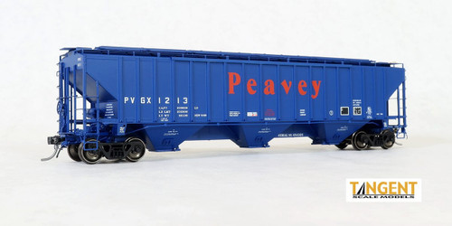 Tangent ~ HO Scale ~ PS4750 Covered Hopper ~ Peavey Delivery #1288 ~ 20064-06