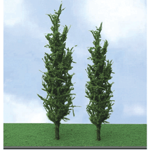 JTT Scenery Products ~ HO Scale ~ Pro Elite ~ Poplar Trees ~ 5 - 6" ~ pkg(3) ~ 92318
