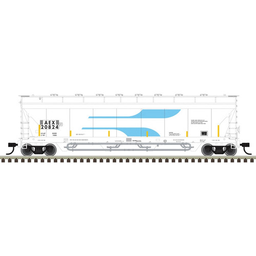 Atlas ~ HO Scale ~ Pressureaide Centerflow Covered Hopper ~ Ready to Run ~ Master ~ The Andersons AEX #20824 ~ 20007995 Atlas ~ HO Scale ~ Pressureaide Centerflow Covered Hopper ~ Ready to Run ~ Master ~ The Andersons AEX #20824 ~ 20007995