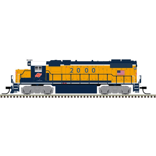 Atlas ~ N Scale ~ GP38-2 ~ Master Silver ~ Standard DC ~ Alton & Southern #2001 ~ 40006211 Atlas ~ N Scale ~ GP38-2 ~ Master Silver ~ Standard DC ~ Alton & Southern #2001 ~ 40006211