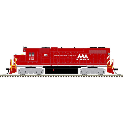 Atlas ~ N Scale ~ GP38-2 ~ Master Silver ~ Standard DC ~ Vermont Rail System #202 ~ 40006221 Atlas ~ N Scale ~ GP38-2 ~ Master Silver ~ Standard DC ~ Vermont Rail System #202 ~ 40006221