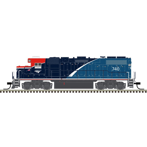 Atlas ~ N Scale ~ GP38-2 ~ Master Gold ~ Sound and DCC ~ Amtrak #743 ~ 40006236 Atlas ~ N Scale ~ GP38-2 ~ Master Gold ~ Sound and DCC ~ Amtrak #743 ~ 40006236