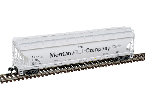 Atlas ~ N Scale ~ Pressureaide Hopper ~ Master ~ Montana Talc Company ACFX #51374 ~ 50007345