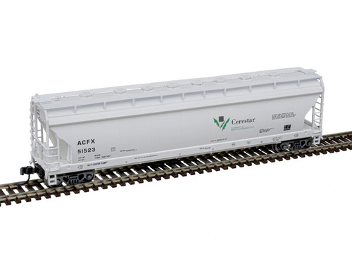 Atlas ~ N Scale ~ Pressureaide Hopper ~ Master ~ Cerestar ACFX #51530 ~ 50007351