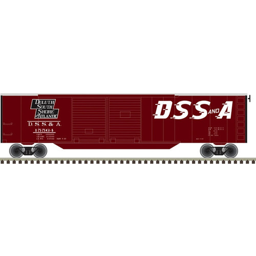Atlas ~ N Scale ~ Trainman ~ 50' Double Door Box Car ~ Duluth, South Shore & Atlantic Railway #15587 ~ 50007320 Atlas ~ N Scale ~ Trainman ~ 50' Double Door Box Car ~ Duluth, South Shore & Atlantic Railway #15587 ~ 50007320