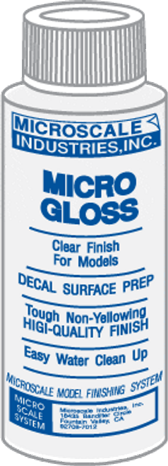 Microscale Industries Inc ~ Micro Coat Gloss ~ 1 oz. bottle (Clear Gloss finish) ~ MI-4