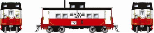 Rapido ~ HO Scale ~ Northeastern-style Steel Caboose ~ Western Maryland #1842 ~ 144054