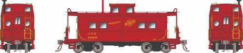 Rapido ~ HO Scale ~ Northeastern-style Caboose w/ porthole windows ~ Chicago & North Western #10807 ~ 144101