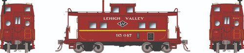 Rapido ~ HO Scale ~ Northeastern-style Caboose w/ porthole windows ~ Lehigh Valley #95133 ~ 144109