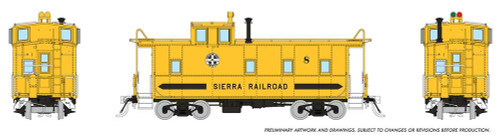 Rapido ~ HO Scale ~ C-40-3 Caboose ~ Sierra #8 ~ 162022