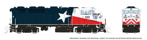 Rapido ~ N Scale ~ F59PH ~ DC/DCC/Sound ~ Trinity Rail Express #126 ~ 519522