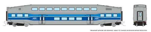 Rapido ~ N Scale ~ Bilevel Commuter Coach ~ AMT Montreal #2020 ~ 546006 Rapido ~ N Scale ~ Bilevel Commuter Coach ~ AMT Montreal #2020 ~ 546006