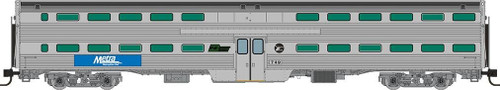 Rapido ~ N Scale ~ Gallery Commuter Coach ~ Metra - BN #760 ~ 545005
