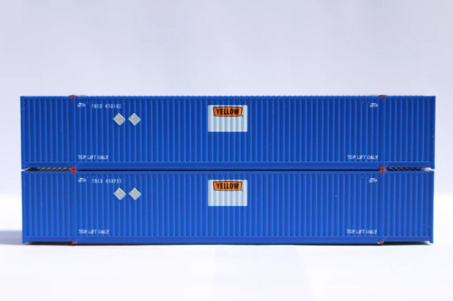 Jacksonville Terminal JTC ~ N Scale ~ YELLOW 53' HIGH CUBE 8-55-8 corrugated containers ~ 537105