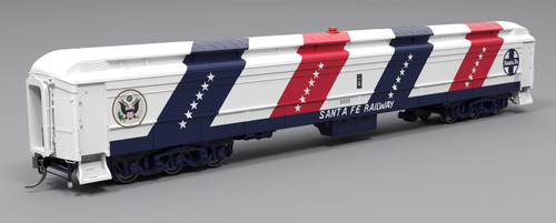 Broadway Limited ~ HO Scale ~ Exhibit Car ~ Atchison, Topeka & Santa Fe #5005 ~ 9937