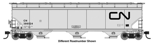 WalthersMainline ~ HO Scale ~ 60' NSC 5150 ~ 3-Bay Covered Hopper ~ Canadian National #386555 ~ 910-7744 WalthersMainline ~ HO Scale ~ 60' NSC 5150 ~ 3-Bay Covered Hopper ~ Canadian National #386555 ~ 910-7744
