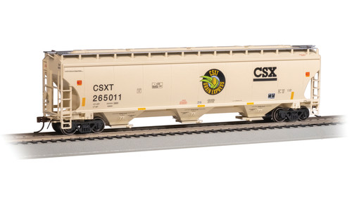 Bachmann ~ HO Scale ~ Trinity 5161 Covered Hopper ~ CSX #265011 ~ 70631 Bachmann ~ HO Scale ~ Trinity 5161 Covered Hopper ~ CSX #265011 ~ 70631