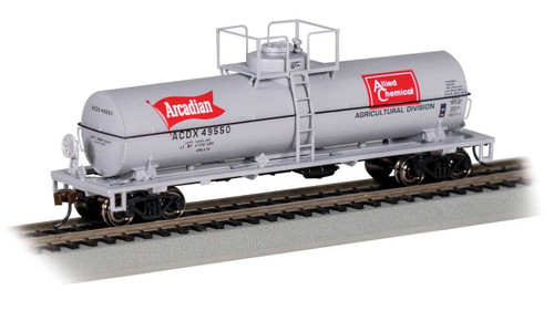 Bachmann HO Scale ~ Chemical Tank Car ~ Allied Chemical/Arcadian #49554 ~ 75812