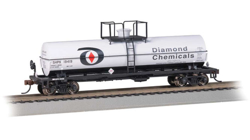Bachmann ~ HO Scale ~ Chemical Tank Car ~ Diamond Chemicals SHPX #19419 ~ 75801