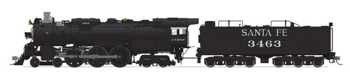 Broadway Limited HO ~ 4-6-4 ~ Sound ~ Atchison, Topeka & Santa Fe #3463 ~ 8865