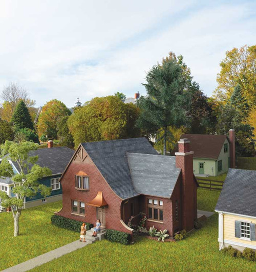 Walthers Cornerstone ~ HO Scale ~ Tudor House ~ Kit ~ 933-4250