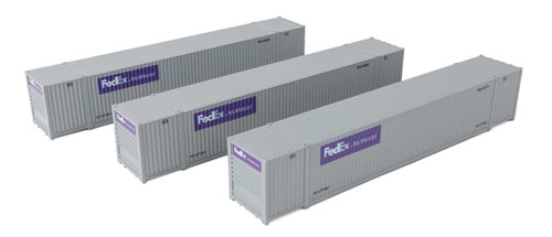 Walthers SceneMaster ~ HO ~ Singamas Containers ~ 3 Pack ~ FedEx ~ 949-18503 Walthers SceneMaster ~ HO ~ Singamas Containers ~ 3 Pack ~ FedEx ~ 949-18503