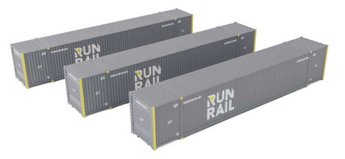 Walthers SceneMaster ~ HO ~ Singamas Containers ~ 3 Pack ~ Run Rail ~ 949-18506 Walthers SceneMaster ~ HO ~ Singamas Containers ~ 3 Pack ~ Run Rail ~ 949-18506
