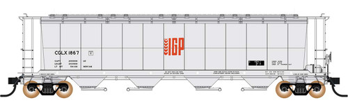 Intermountain ~ HO Scale ~ Cylindrical Covered Hopper ~ Industrial Grain Products #1867 ~ 45143-01