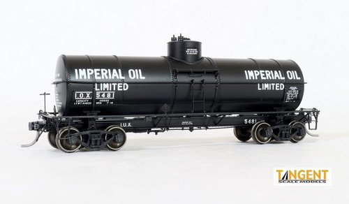 Tangent ~ HO Scale ~ GATC 1917-design 10000 Gal. Tank Car ~ Imperial Oil Limited IOX #5484 ~ 19070-04