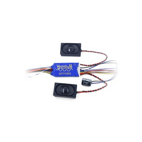 Digitrax ~ SDYH168DST Sound Decoder ~ HO/S/O/G Scales ~ 8 FX7 Functions, 200ma Output ~ SDYH588ST