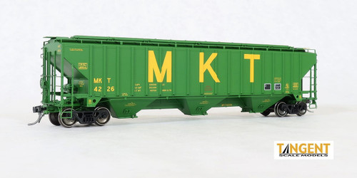 Tangent ~ HO Scale ~ PS4750 Covered Hopper ~ Missouri Kansas Texas #4253 ~ 11220-12
