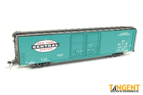 Tangent ~ HO Scale ~ 60' Greenville Double Door Box Car ~ New York Central #53101 ~ 33018-01 Tangent ~ HO Scale ~ 60' Greenville Double Door Box Car ~ New York Central #53101 ~ 33018-01