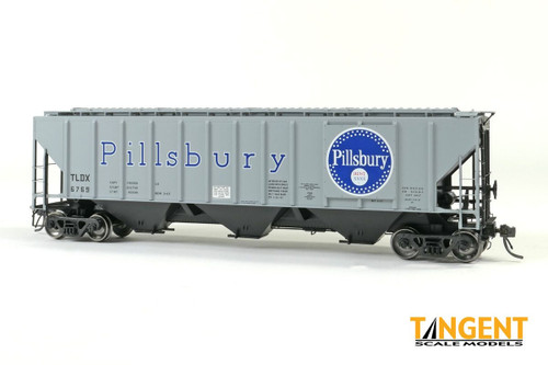 Tangent ~ HO Scale ~ PS4427 Covered Hopper ~ Pillsbury TLDX #6771 ~ 21041-05