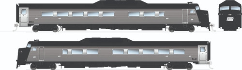 Rapido ~ HO Scale ~ Budd Roger Williams 2-Car Set ~ Penn Central ~ DC/DCC/Sound ~ 16903
