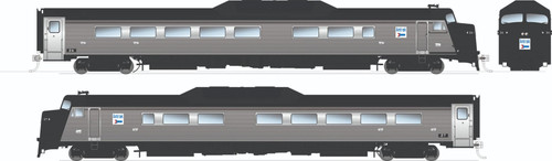 Rapido ~ HO Scale ~ Budd Roger Williams 2-Car Set ~ Amtrak ~ DC/DCC/Sound ~ 16904