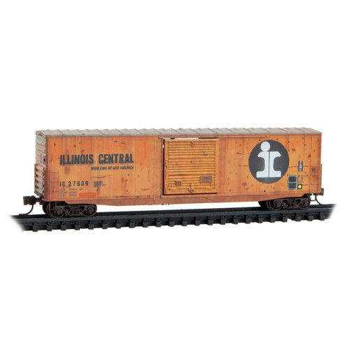 Micro Trains ~ N Scale ~ 50’ Box Car ~ Illinois Central #27639 ~ 18044530