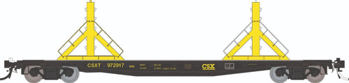 Rapido ~ HO Scale ~ F30D 50' Rail Flat Car ~ CSX MOW #972911 ~ 138404-972911