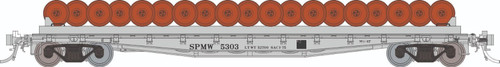 Rapido ~ HO Scale ~ F30D 50' Wheel Flat Car ~ Southern Pacific MOW #5303 ~ 138507-5303