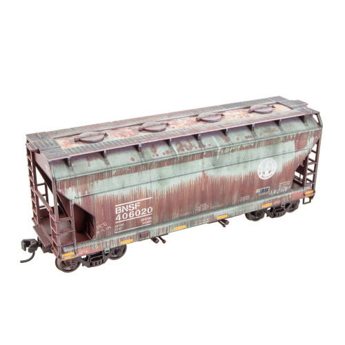 Micro Trains ~ N Scale ~ 2-Bay Covered Hopper, BNSF #406414