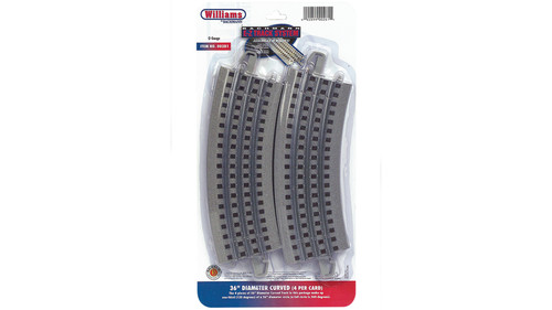 Bachmann ~ O Scale ~ 36 inch Diameter Curved Track (4 pcs) ~ 00281