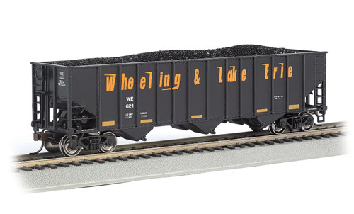 Bachmann ~ HO Scale ~ Bethlehem Steel 100 Ton 3 Bay Hopper ~ Wheeling & Lake Erie #621 ~ 18734