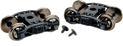 Bachmann ~ On30 Scale ~ Long Wheelbase Arch Bar Freight Trucks ~ 1 Pair per Card ~ 29903 Bachmann ~ On30 Scale ~ Long Wheelbase Arch Bar Freight Trucks ~ 1 Pair per Card ~ 29903